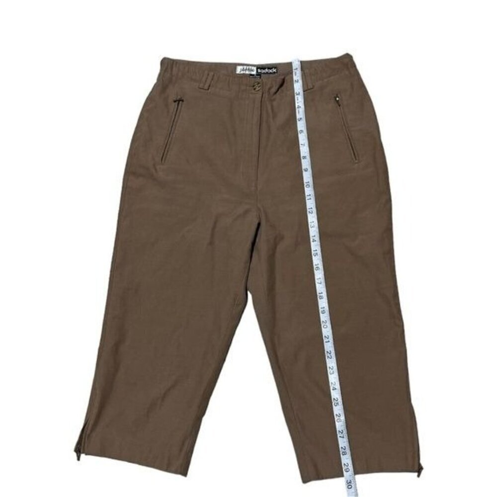 Jamie Sadock‎ Brown Golf Capri Bermudas Size 8 - Picture 6 of 9